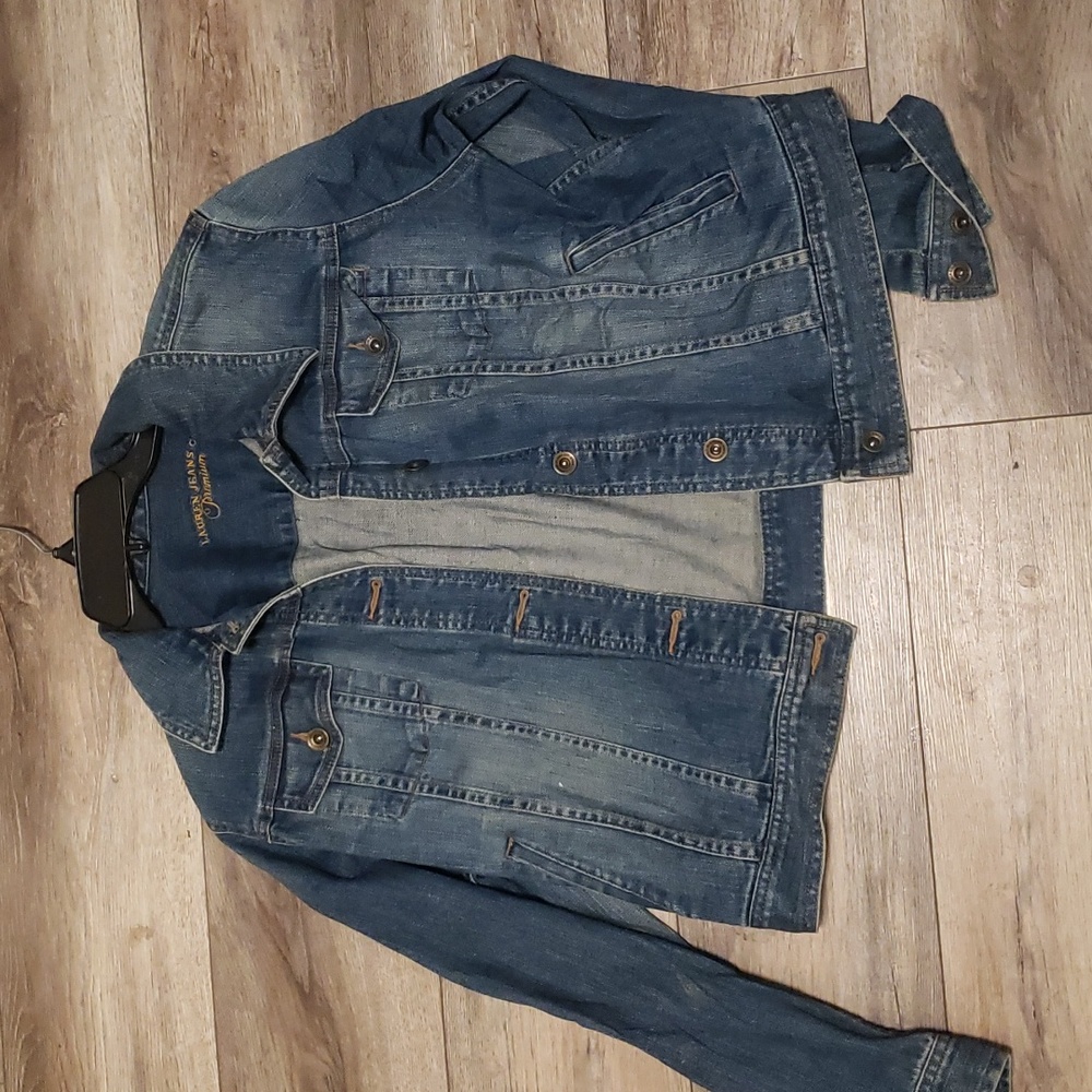 Ralph Lauren Jean jacket womens size L.  $65